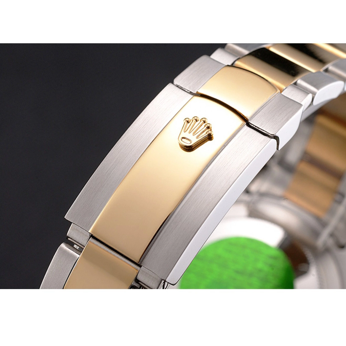 Aaa fake watches Two Swiss Datejust Tone Steel Case Gold Rolex Dial White Stainless Bracelet 0711
